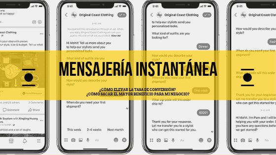 ¿Cuál es la mensajería instantánea con mayor tasa de conversión?